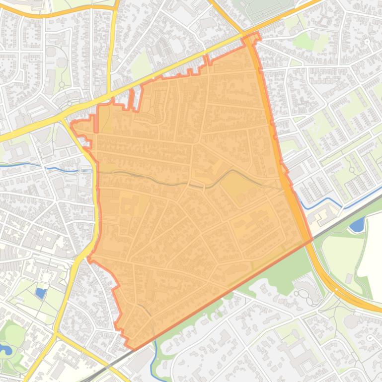 Kaart van de buurt Elsbeek.