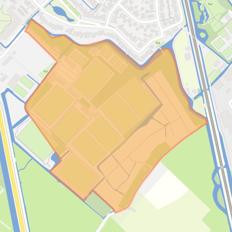 Kaart van de buurt Elsgeesterpolder.