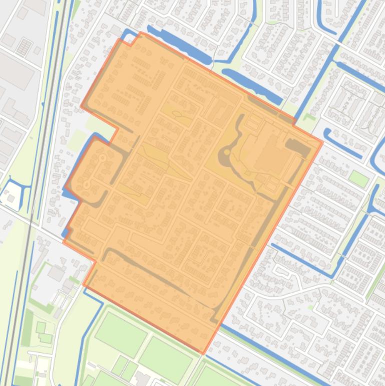 Kaart van de buurt Elshof Zuid.