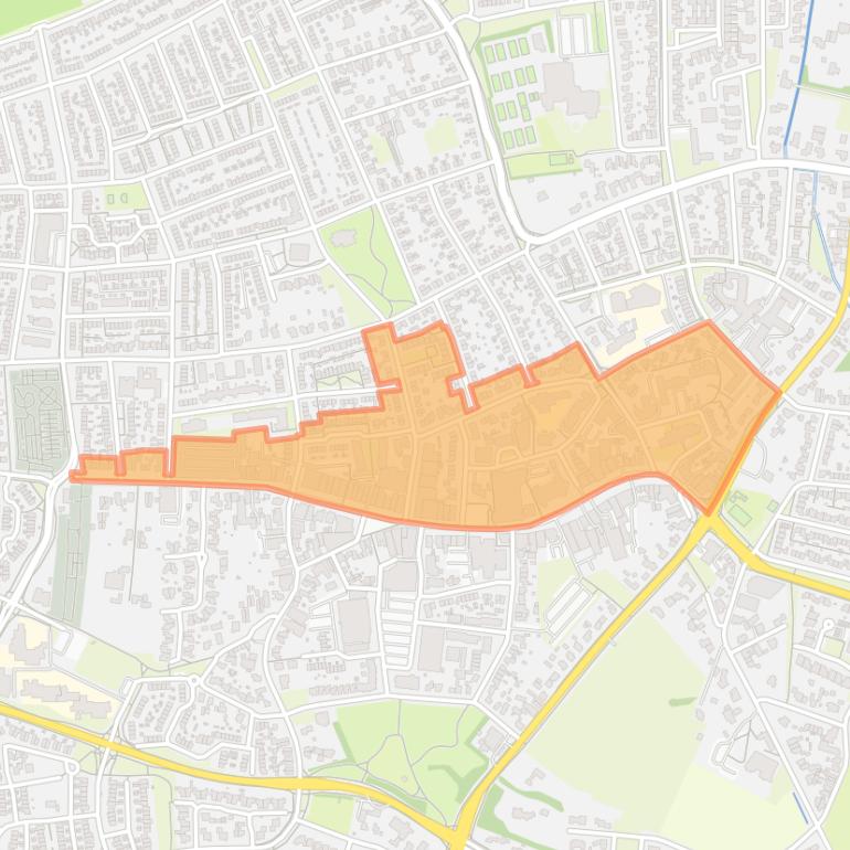 Kaart van de buurt Elst Centrum Noordzijde.