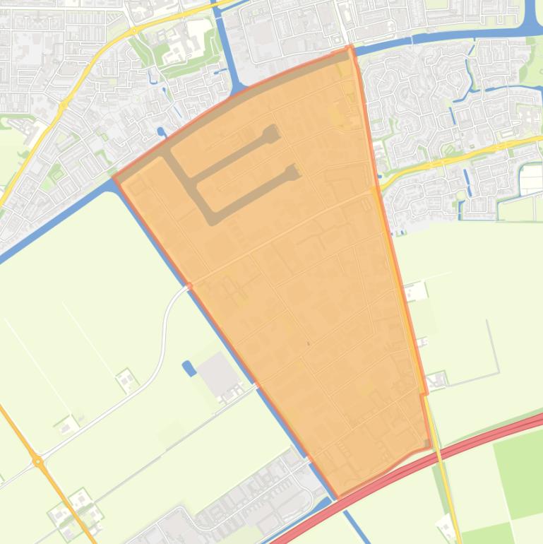 Kaart van de buurt Emmeloord-Bedrijventerrein Nagelerweg.