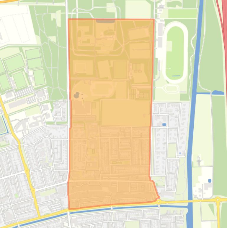 Kaart van de buurt Emmeloord-Centrum-Centrum Oost.