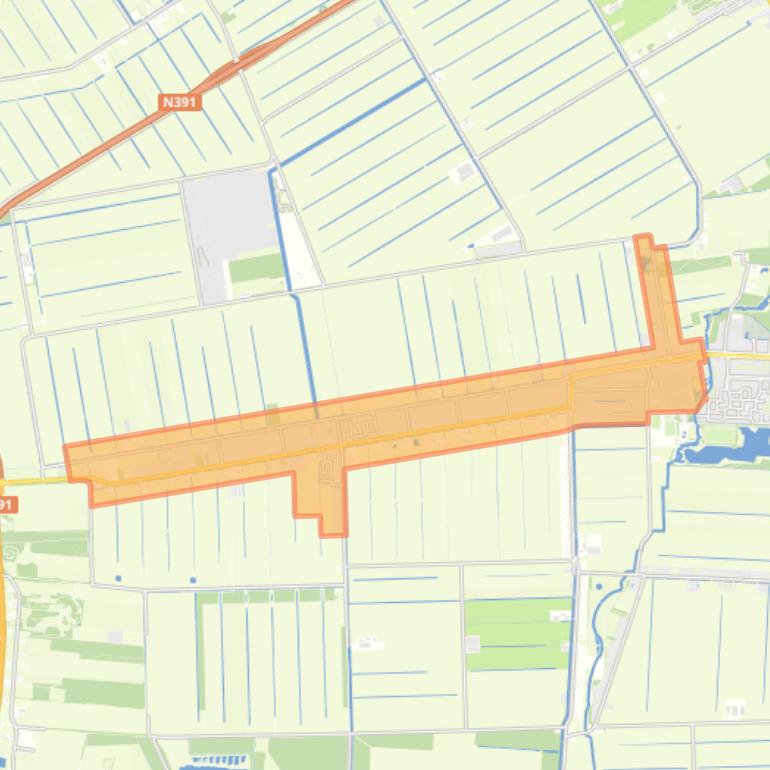 Kaart van de buurt Emmer-Erfscheidenveen.