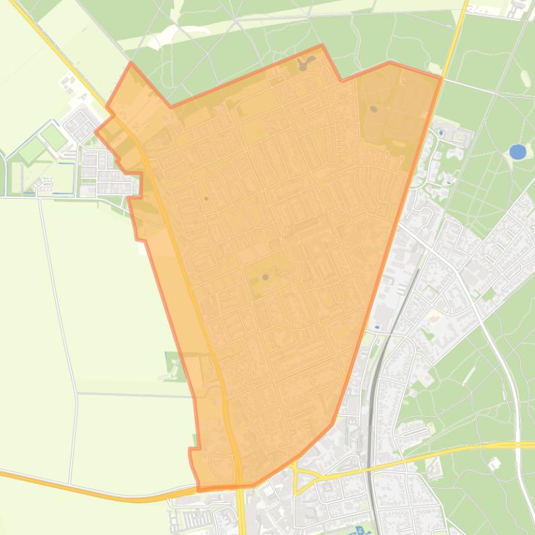 Kaart van de buurt Emmermeer.