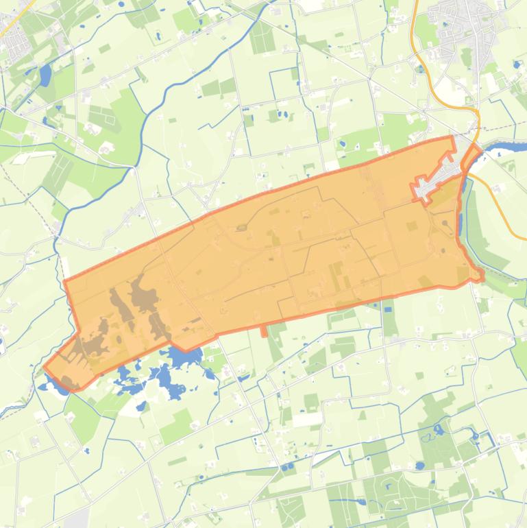 Kaart van de buurt Empe Buitengebied.