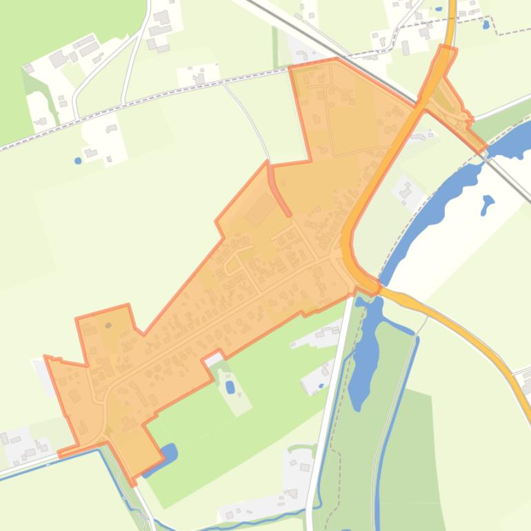 Kaart van de buurt Empe Kern.