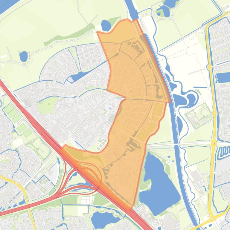 Kaart van de buurt Empel oost.