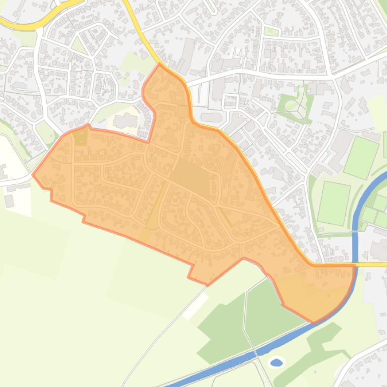 Kaart van de buurt Empeldonk.