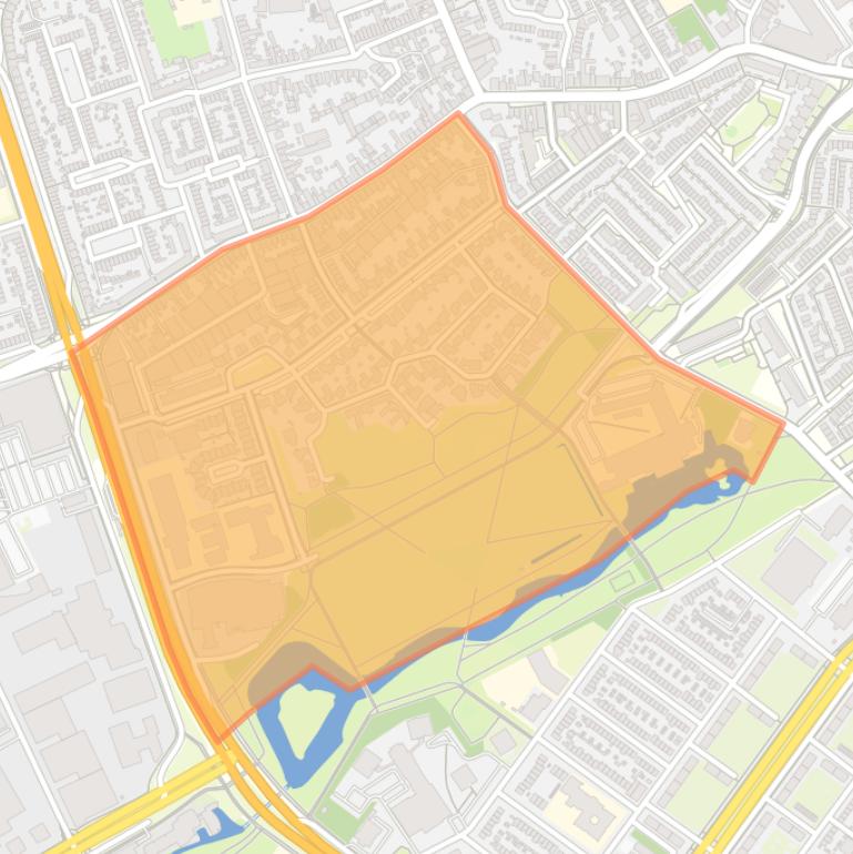 Kaart van de buurt Engelsbergen.