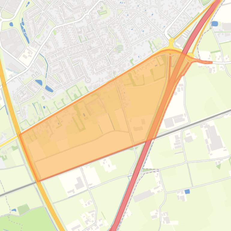 Kaart van de buurt Enschot Zuid.