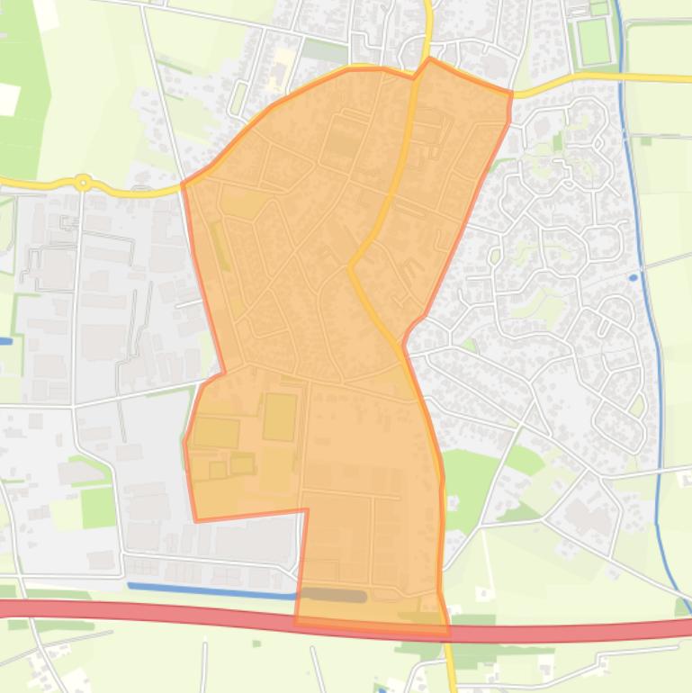 Kaart van de buurt Enter-Zuidwest.