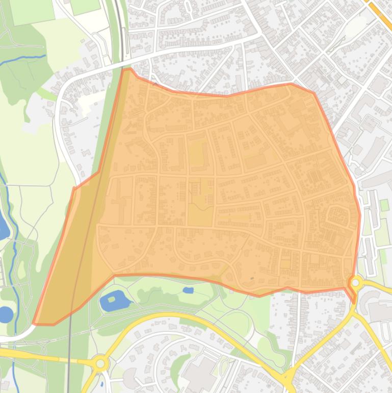 Kaart van de buurt Erenstein.