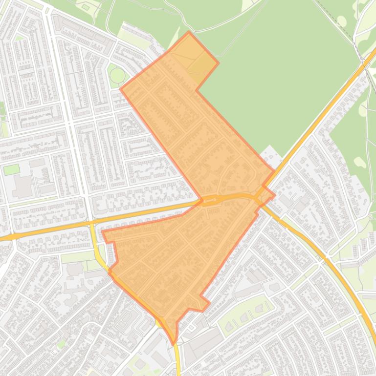 Kaart van de Erfgooiersbuurt.