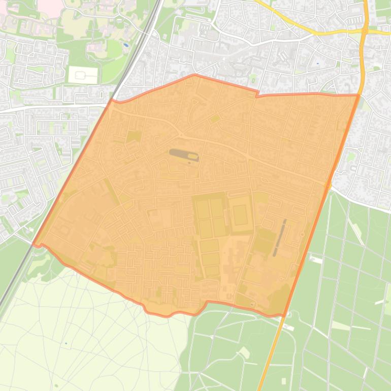 Kaart van de buurt Ermelo - Zuid.