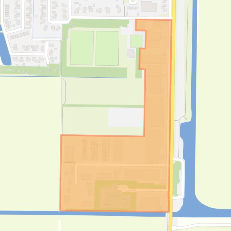 Kaart van de buurt Espel-bedrijventerrein.