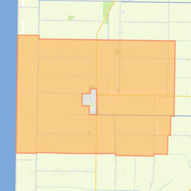Kaart van de buurt Espel-landelijk gebied.