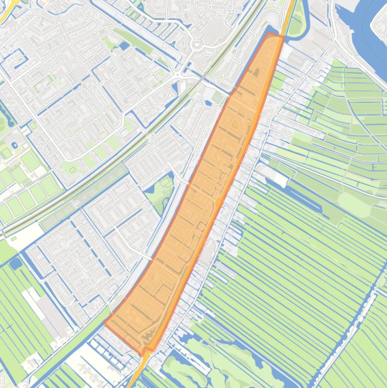 Kaart van de buurt Esse Hoog.