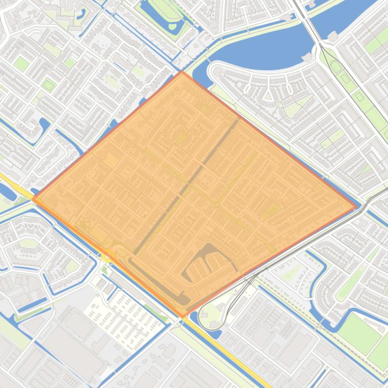 Kaart van de buurt Essellanden.