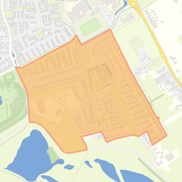 Kaart van de buurt Essenpas.