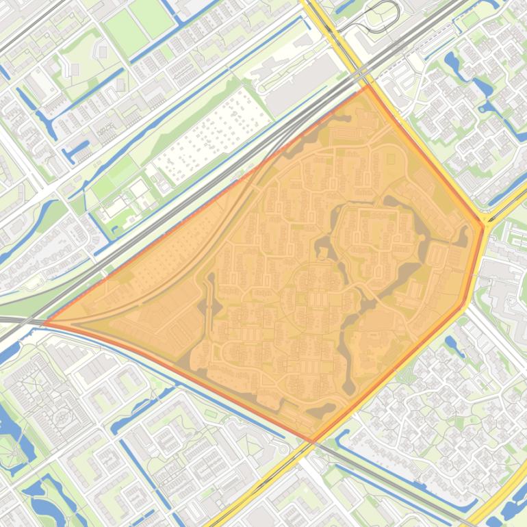 Kaart van de buurt Essesteijn / Dreven.