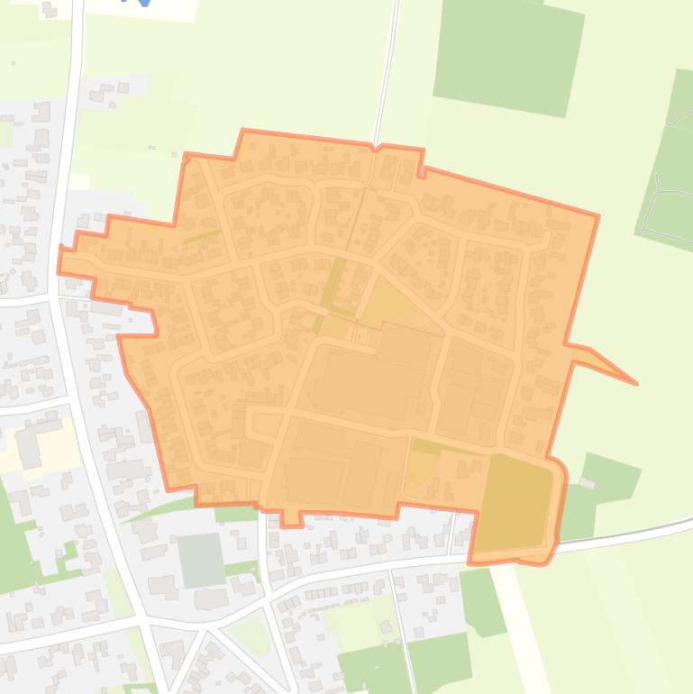 Kaart van de buurt Eviestraat-Vlasstraat en omgeving.