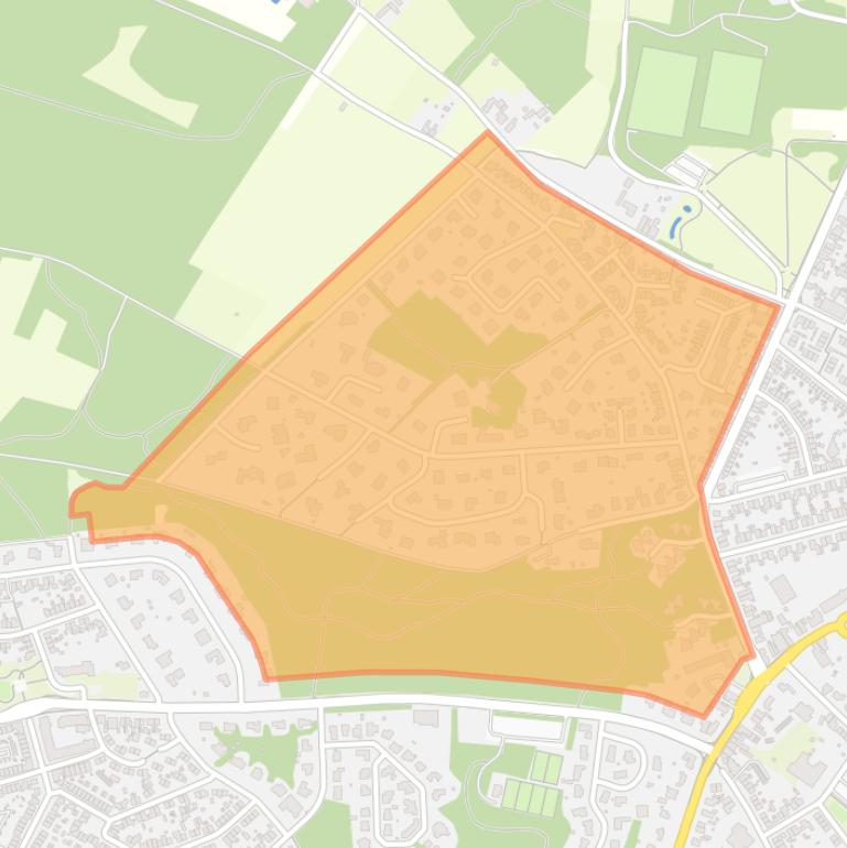 Kaart van de buurt Exdel.