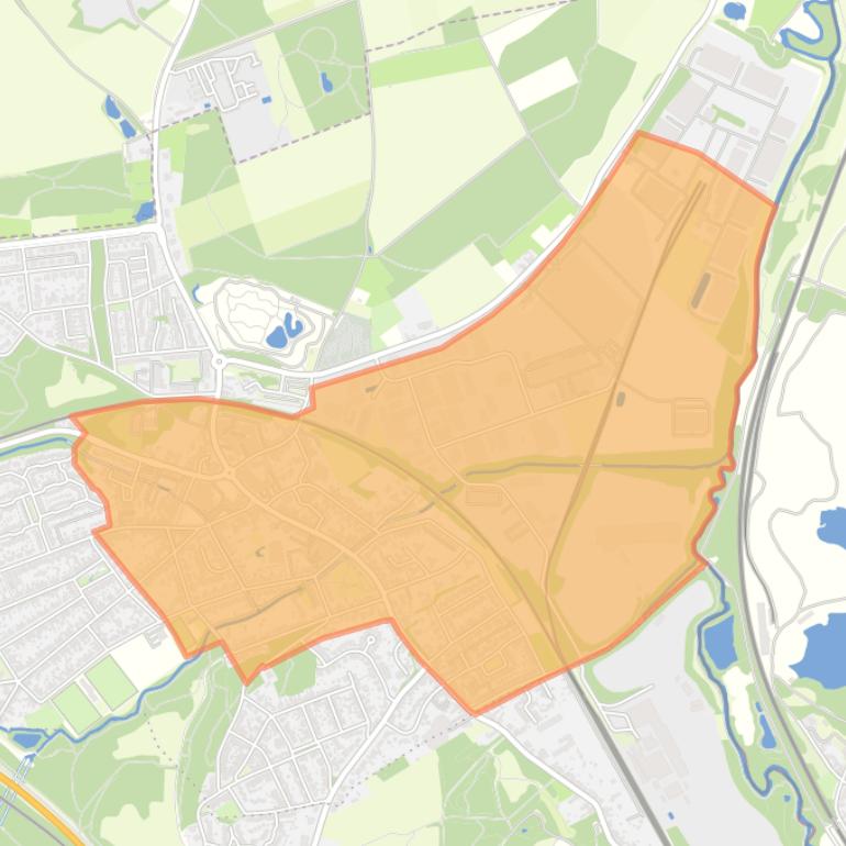 Kaart van de buurt Eygelshoven-Kom.