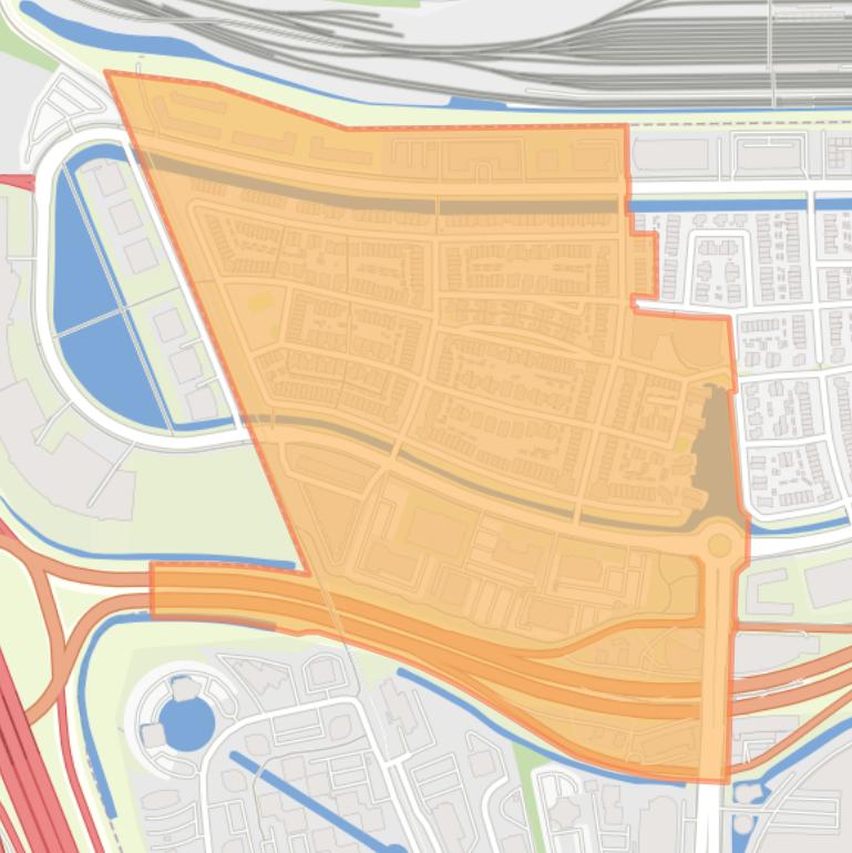 Kaart van de buurt Fascinatio-west.