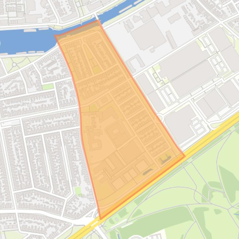 Kaart van de buurt Fatima Oost.