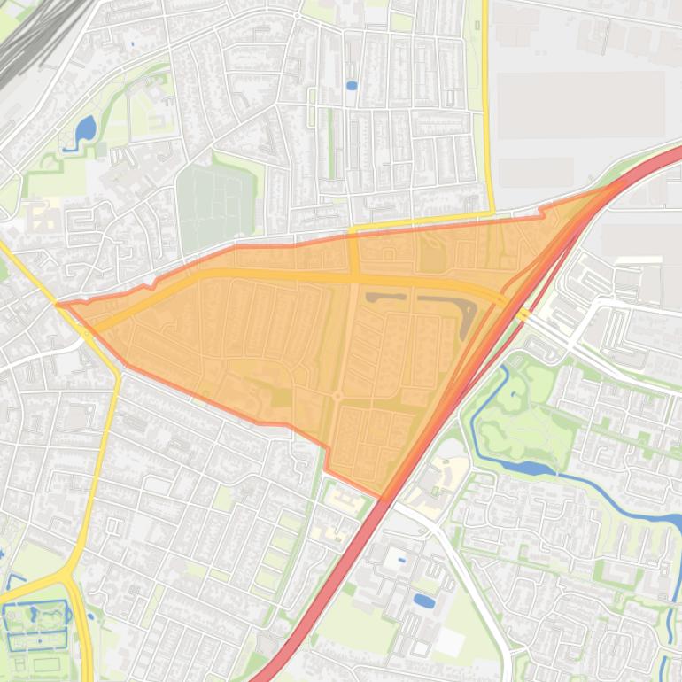 Kaart van de buurt Fatima-villapark.