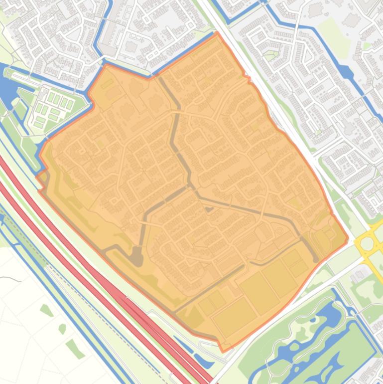 Kaart van de buurt Fazantenkamp.