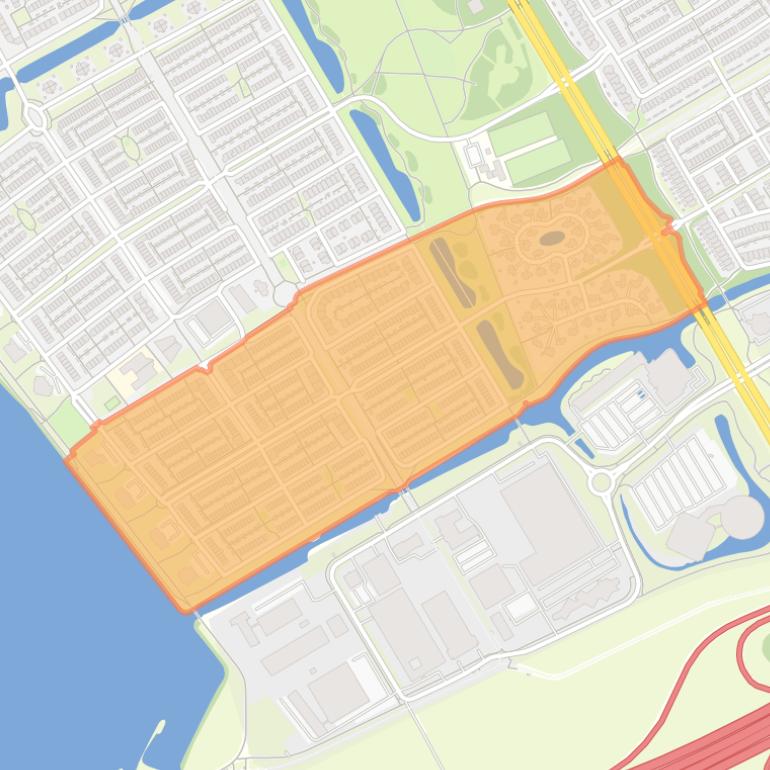 Kaart van de buurt Filmwijk Zuid-zuid van Walt Disneyplantsoen.