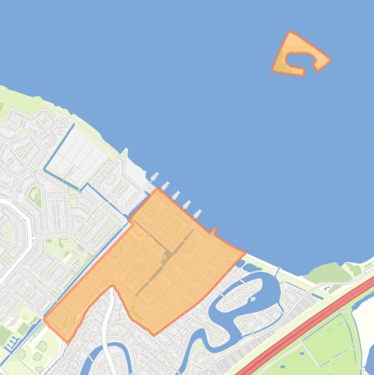 Kaart van de Filosofenbuurt.