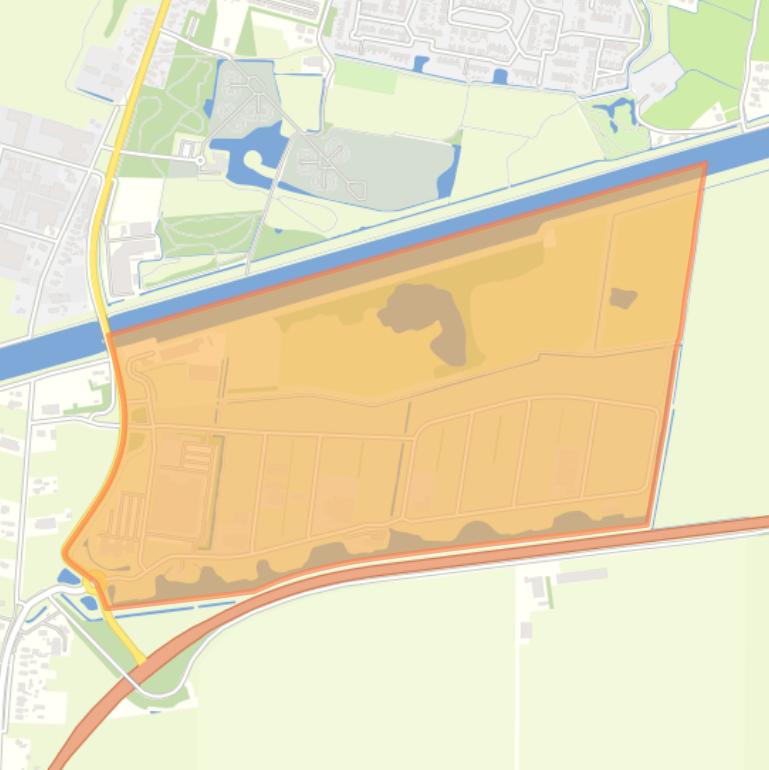 Kaart van de buurt Fivelpoort.