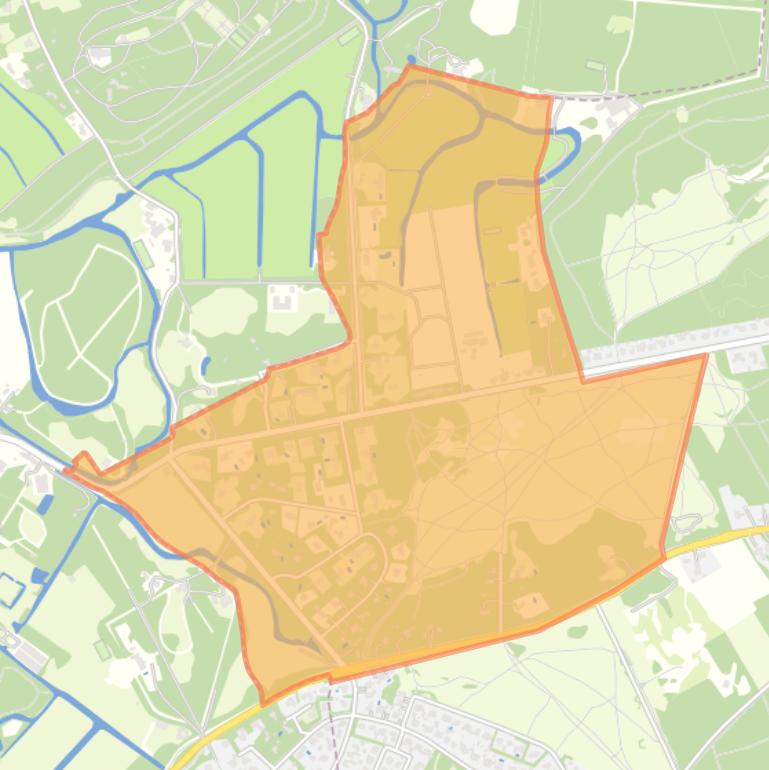 Kaart van de buurt Flevo.