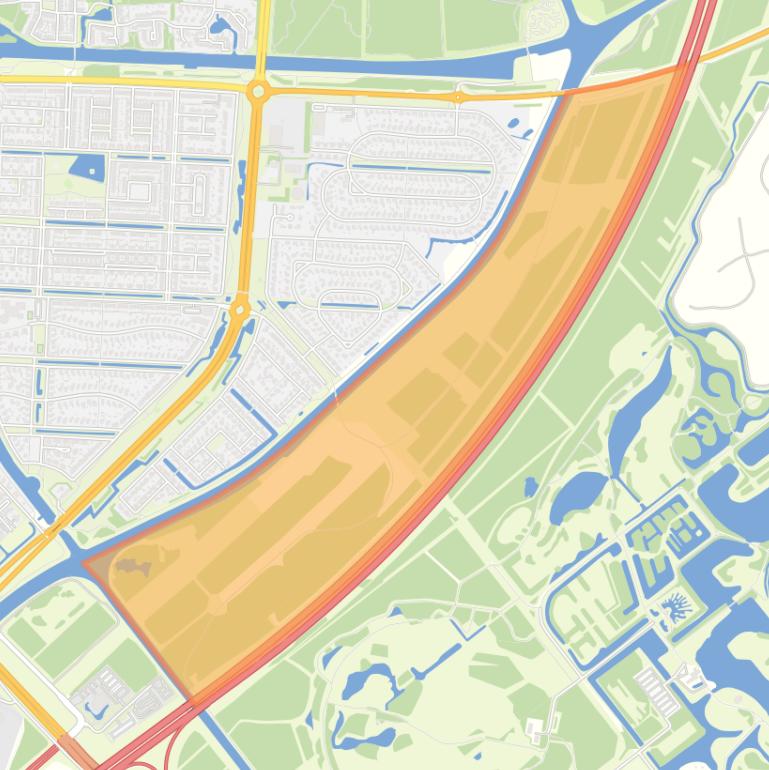 Kaart van de buurt Flevobos.