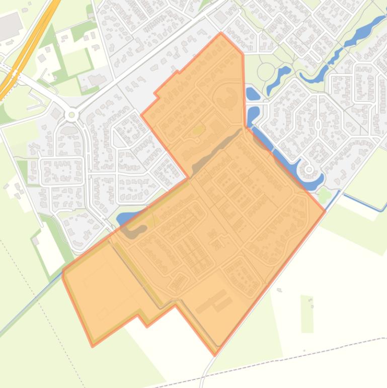 Kaart van de buurt Flierbeek.