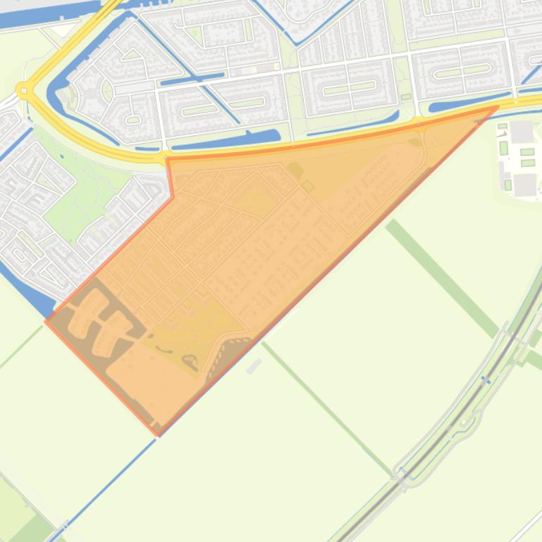 Kaart van de buurt Flora Midden.