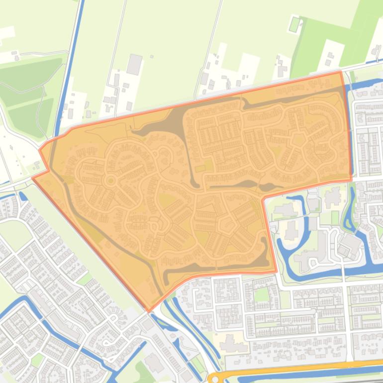 Kaart van de Florabuurt.