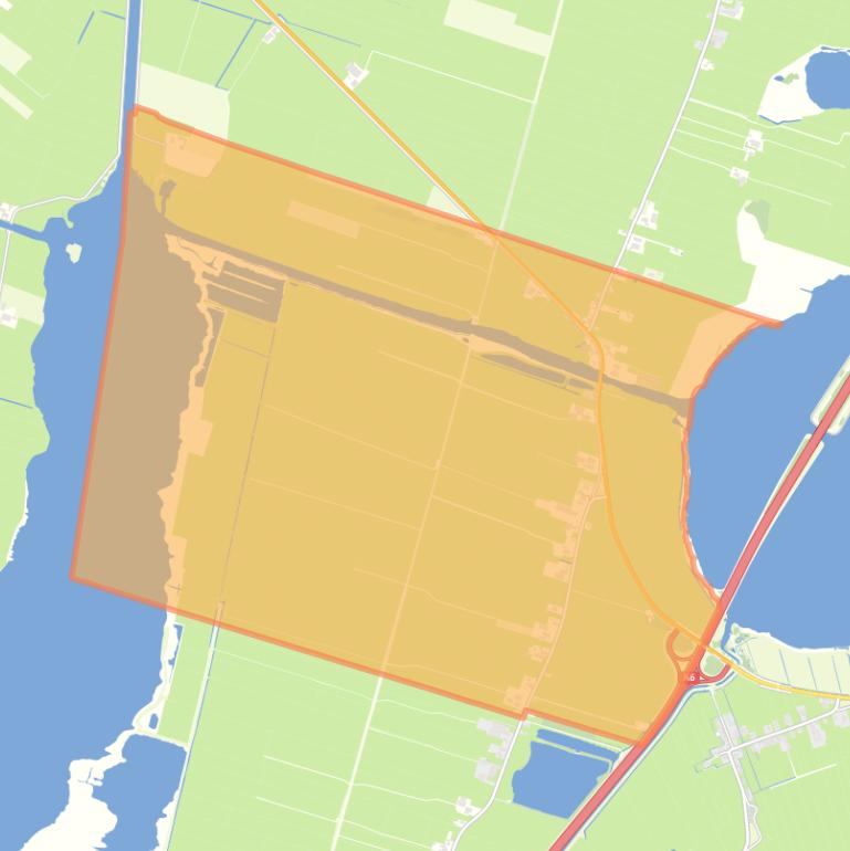 Kaart van de buurt Follega.