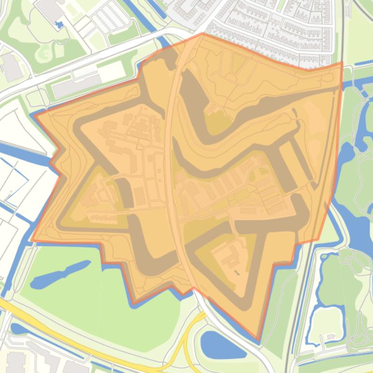 Kaart van de buurt Fort Dirksz Admiraal.