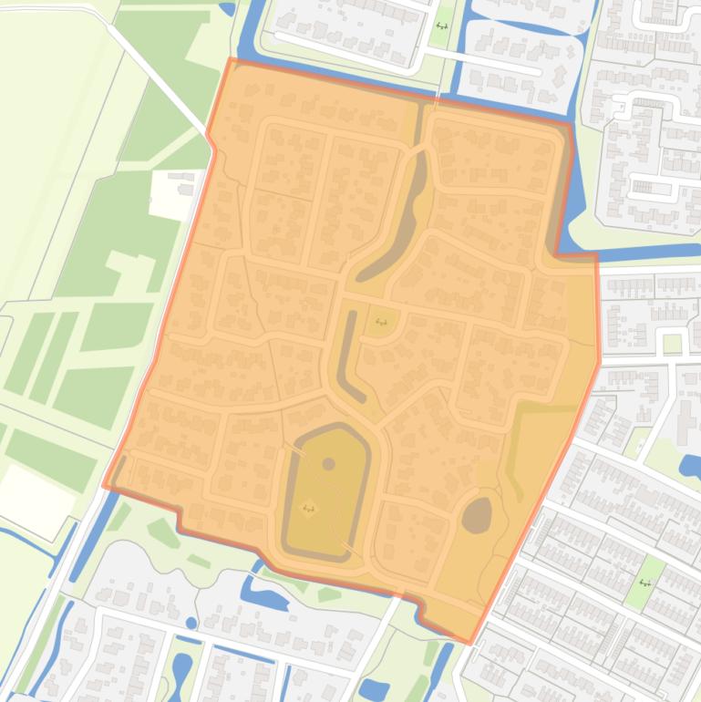 Kaart van de buurt Franeker ’t War.