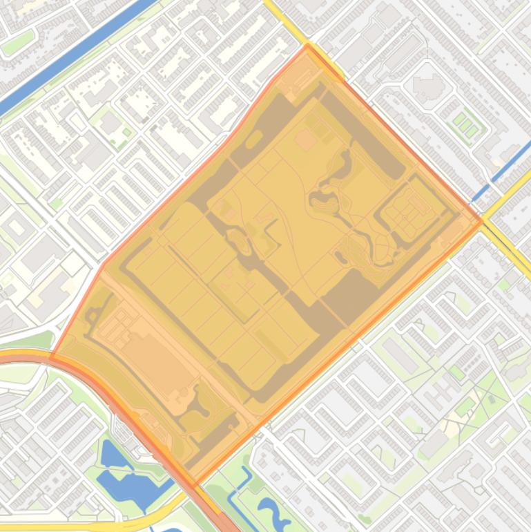 Kaart van de buurt Frankendael.