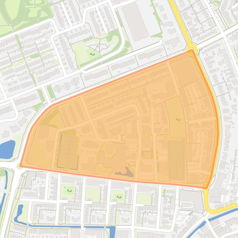 Kaart van de buurt Frankenhof.