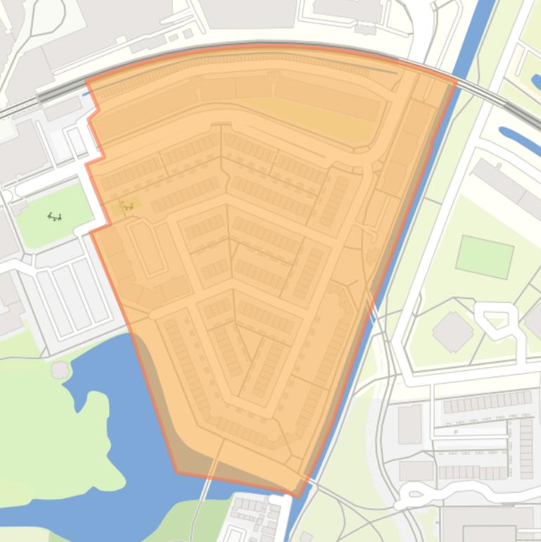 Kaart van de Franse buurt.