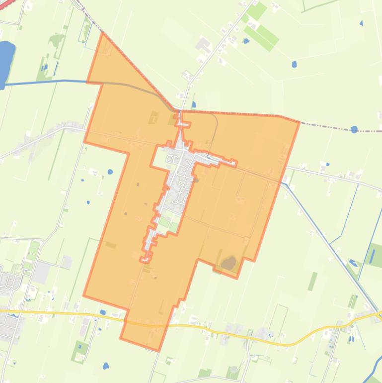 Kaart van de buurt Frieschepalen-Buitengebied.