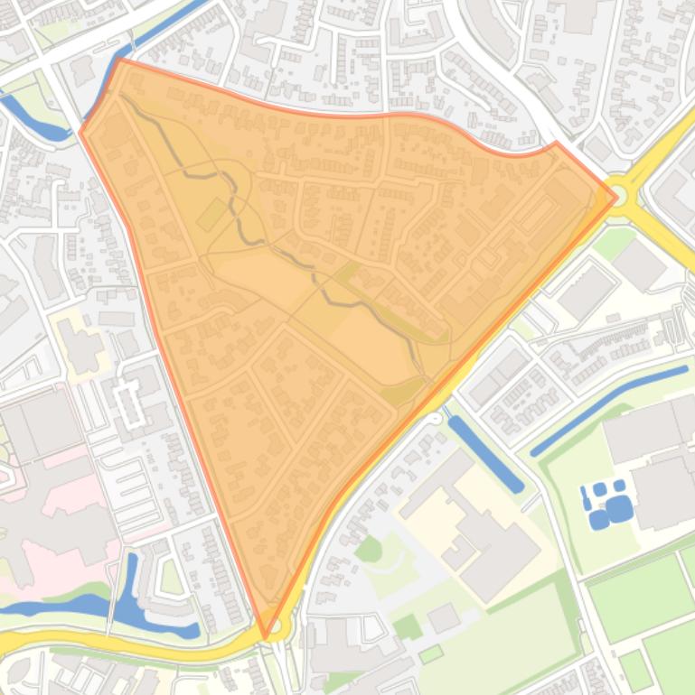 Kaart van de buurt Friesegracht Zuid.