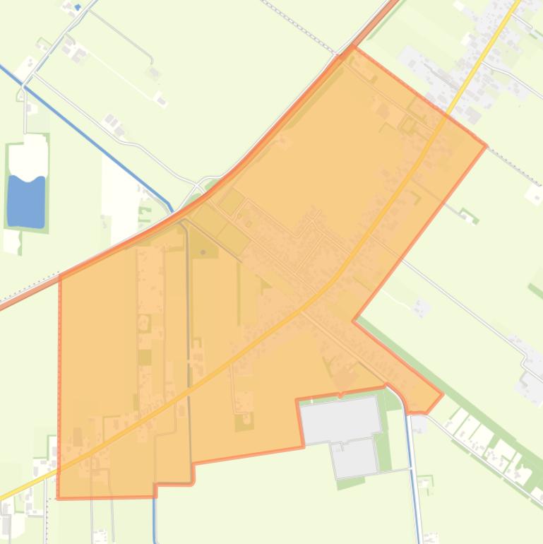 Kaart van de buurt Froombosch.