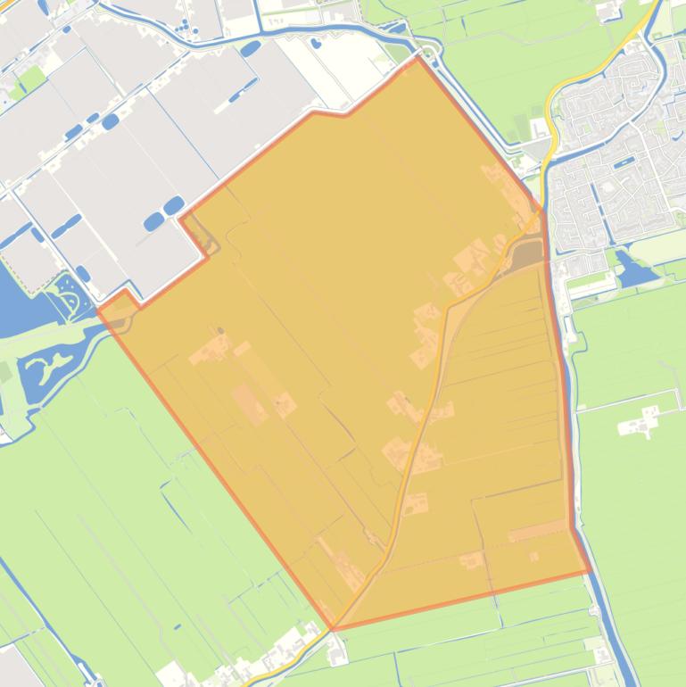 Kaart van de buurt Gaag-Schipluiden.