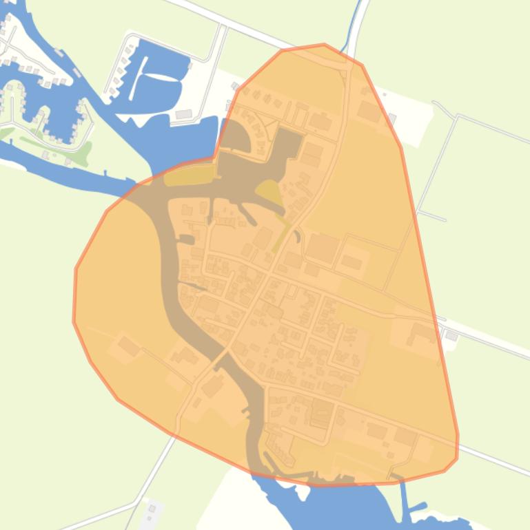 Kaart van de buurt Gaastmeer.